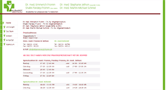 Desktop Screenshot of allgemeinarzt-fromm.de